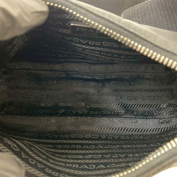 Prada Re-edition Triangle Logo Nylon Saffiano Leather Bag - Picture 9 of 9